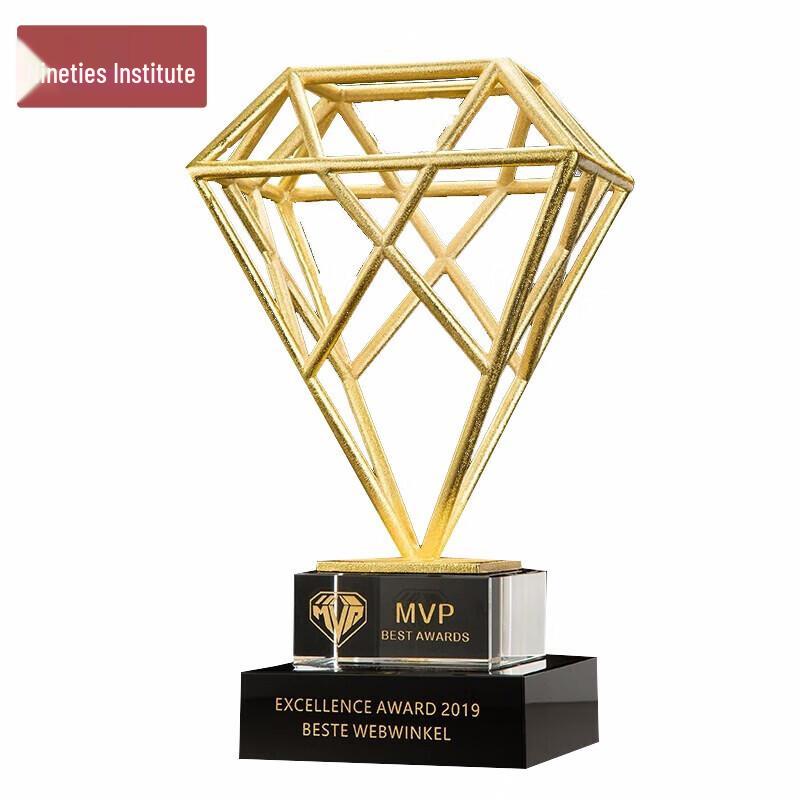 Engravable Gold-Plated Hollow Metal Trophy