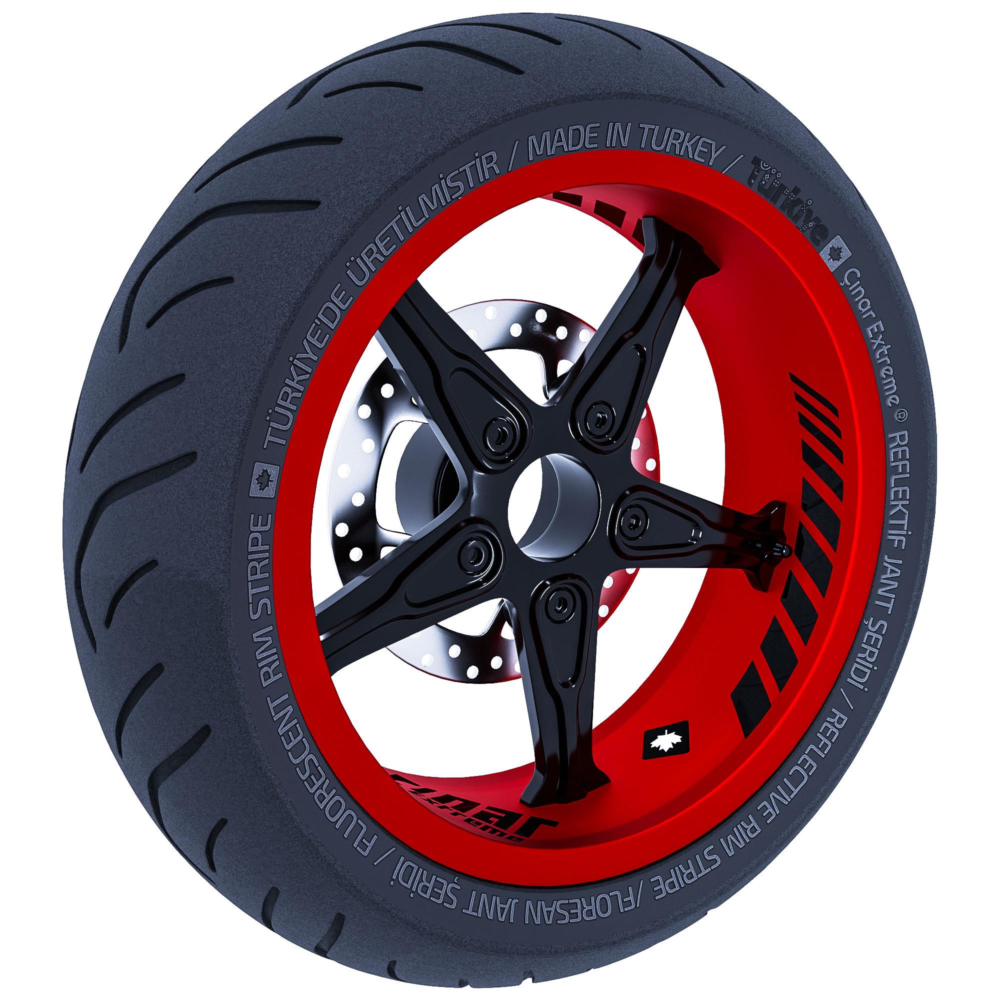 

Gp Racing Design Jet Black Внутренняя лента обода колеса полосы Наклейки Наклейка CinarExtreme