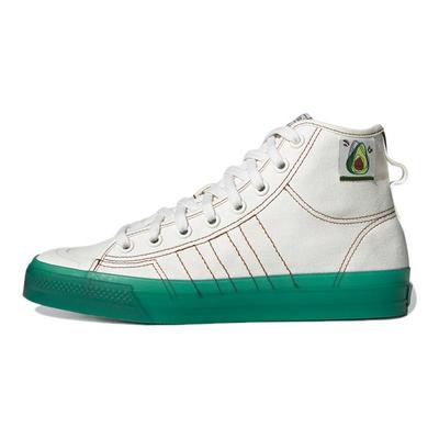 Nizza Hi Rf 'White Green' Sneakers GX2707