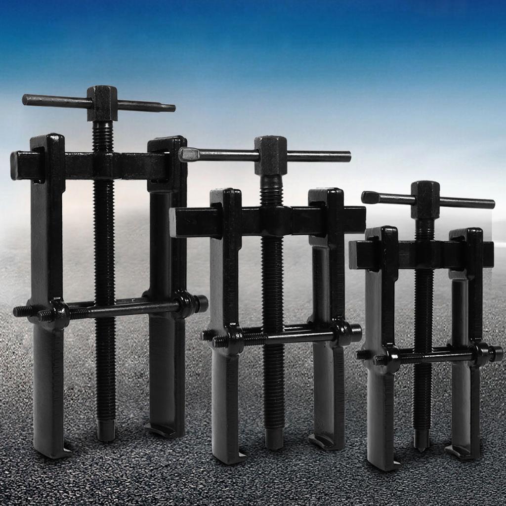 Zweiarmiger Abzieher mit zwei Beinen Langlebiger Lager-Zahnradabzieher Abzieher Handwerkzeug Kohlenstoffstahl Handreparaturset 2,5 3 4 6 8 Zoll