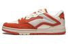 Slip Resistant Low Top Skateboard Shoes Men's Orange White AEPU017-5