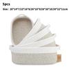Cotton Rope Storage Basket With Multicolor Weave For Toy Organizers And Home Supplies