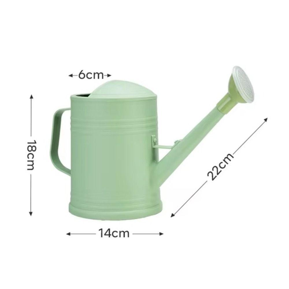 Simple 2L Plant Sprinkler Kettle Plastic Long Mouth Watering Pot with Detachable Spray Head Watering Can Garden Tool