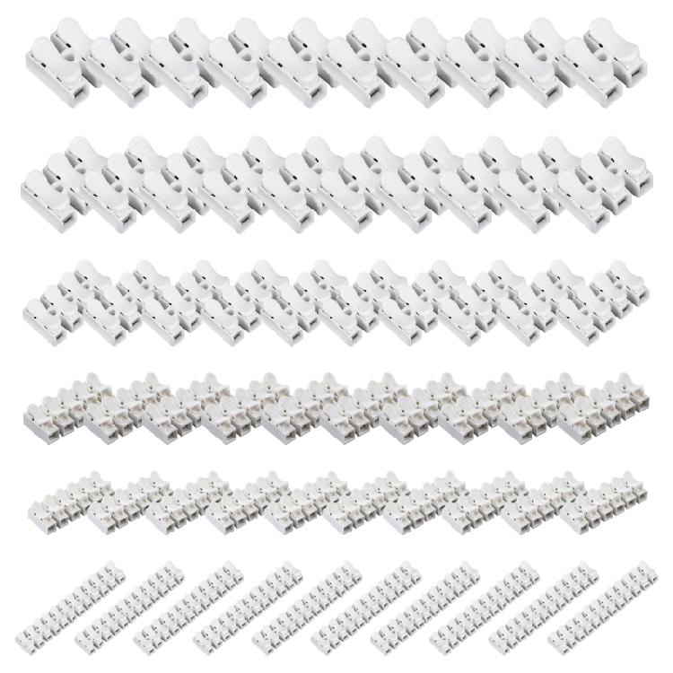 Instantly Terminal Block Spring Clamp Terminal Cable Clamp High Conductivity For Various Wire Gauges Heatproof Insulation