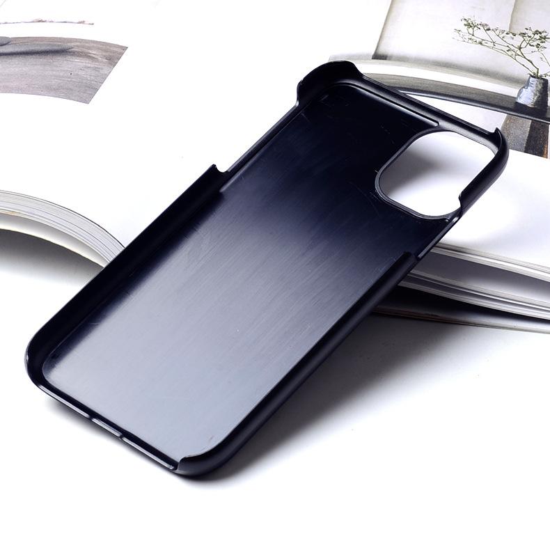 Suitable for IPhone15pro Phone Case, PC Matte Grooved Leather Case Material, Apple 16max Protective Case