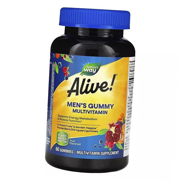 Vitamins for Men, Alive! Men's Gummy Multivitamin, Nature's Way (36344144)