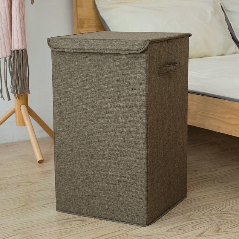 Nordic Style Foldable Fabric Laundry Basket - Large Capacity Hamper for Dirty Clothes
