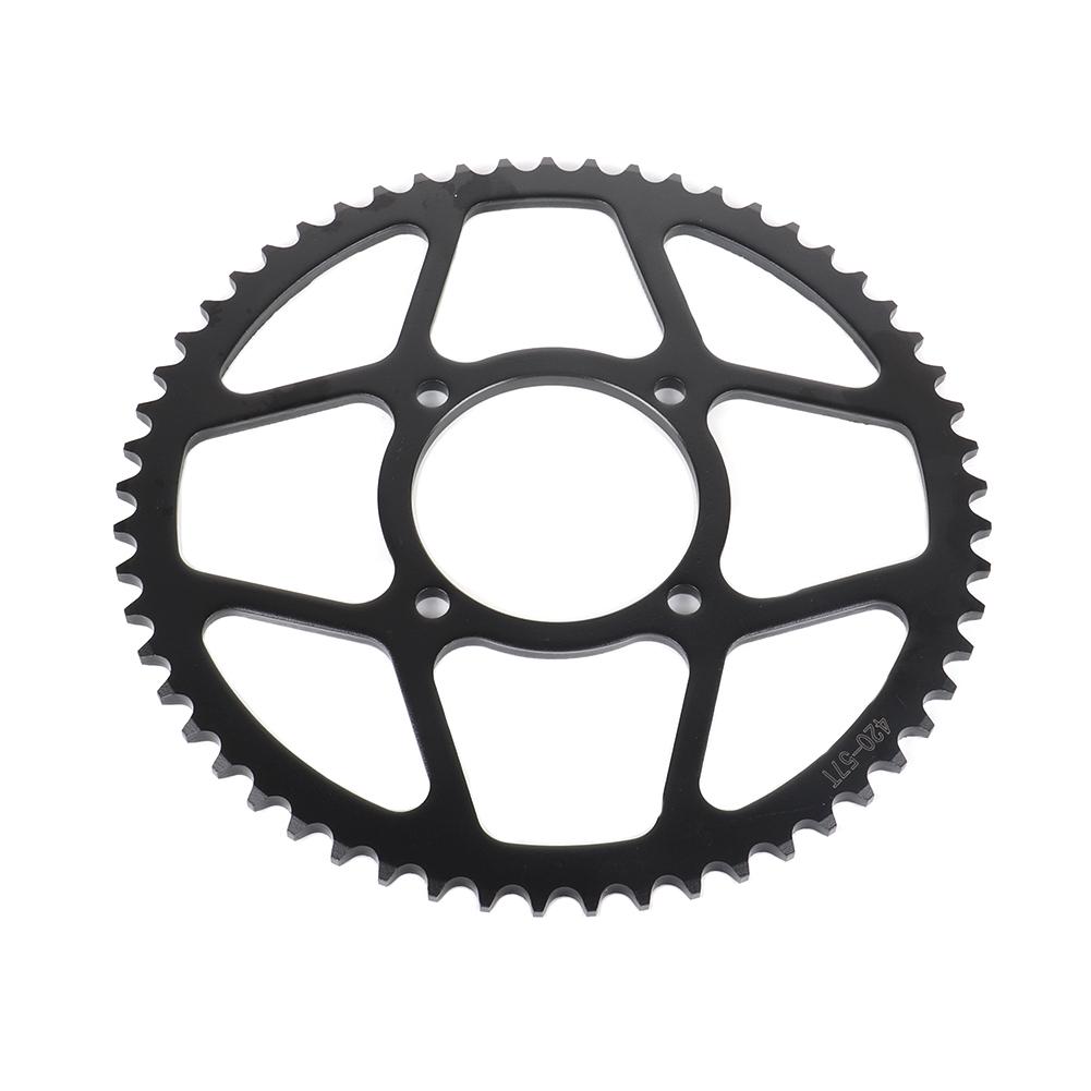 420 57T Black Rear Sprocket 76mm Chain Disc For Motorcycle Honda ATV Quad Mini Dirt Pit Bike Buggy Go Kart Accessories