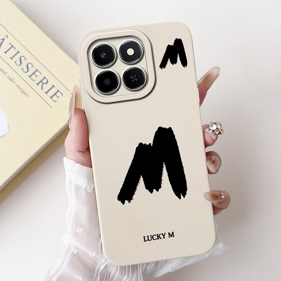 For Honor X6C Case NIC-LX1 NIC-LX2 NIC-LX3 Cute Lucky Letters Cover Soft TPU Phone Case For Honor X6c X 6c HonorX6C Fundas Coque
