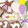 8 Pcs Ice Cream Iron On Patches Clothing Patches Lovely Bows Repair Patches Embroidery Patches for Bag Decoration