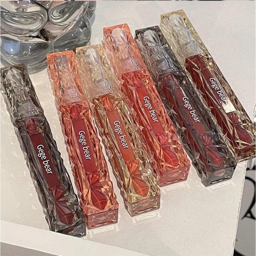 Gege Bear Kristallspiegel Wasser Lipgloss Hydratisierend und Ultra-Feuchtigkeitsspendend Hochglänzend Glänzende Lippenfarbe Voller Ihre Lippen