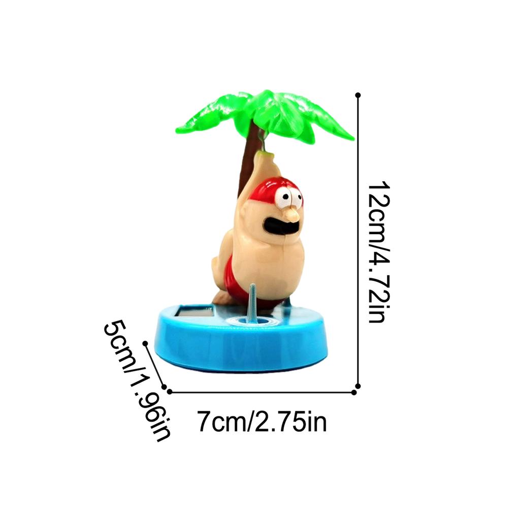 Hawaii Girl Dashboard Hawaii Dancing Girl Car Dashboard Decorations Solar Dancing Figure Toy Hawaiian Shaking Head Dancer