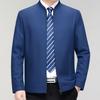 New Men's Jacket Spring and Autumn Jacket Middle-aged High-end Business Casual Jacket Dad Lapel Top