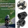 360 Grad drehbare Fahrradlichtklemme - Taschenlampenhalter für Fahrräder für den Außenbereich für Lampen