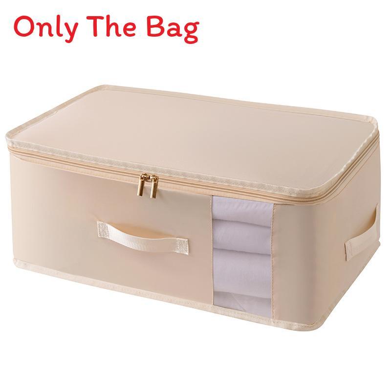 Garment Storage Bag With Thick Cotton Material For Dorm Room Organization And Moving