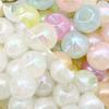 5Pcs Acrylic Colorful Side Hole Ball Beads For DIY Necklace Bracelet Earrings Jewelry Making Craft Accessories