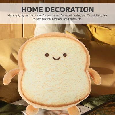 1 Pieza Almohada de Pan Tostado Cojín para Sofá Decorativo Hogar Dormitorio Almohada Suave Cómoda Cojín Decorativo Para Habitación Sofá Cama