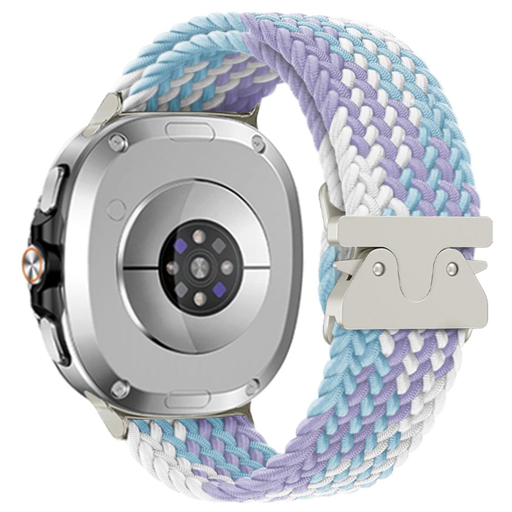 Nylon Watch Band for Samsung Galaxy Watch8 44mm/40mm/Watch8 Classic 46mm Braided Replacement Strap