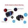 ///Griglia e Inserti Colore M per BMW Serie 5 G30/G31 Restyling con Griglia a 8 Raggi