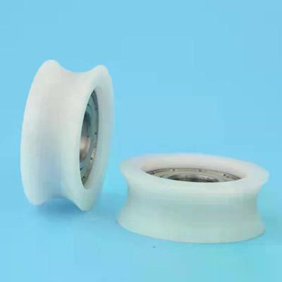 U-groove Nylon Round Pulley Ball Bearing Wheels, Used For Door And Window, Shower Pulley, Drawer Sliding Door Diameter 23-43mm
