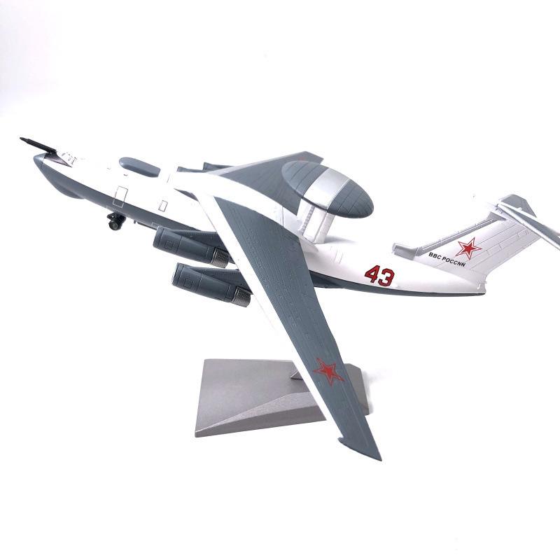 1/200 Scale Soviet A-50U AWACS Aircraft Model Diecast Metal Military Plane Finished Decorative Ornament Collect Gift