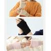 Winter Plush Gloves Stretchy Mittens Adult Knitted Solid Color Half Finger Gloves Knit Gloves for Cold Weather Cycling
