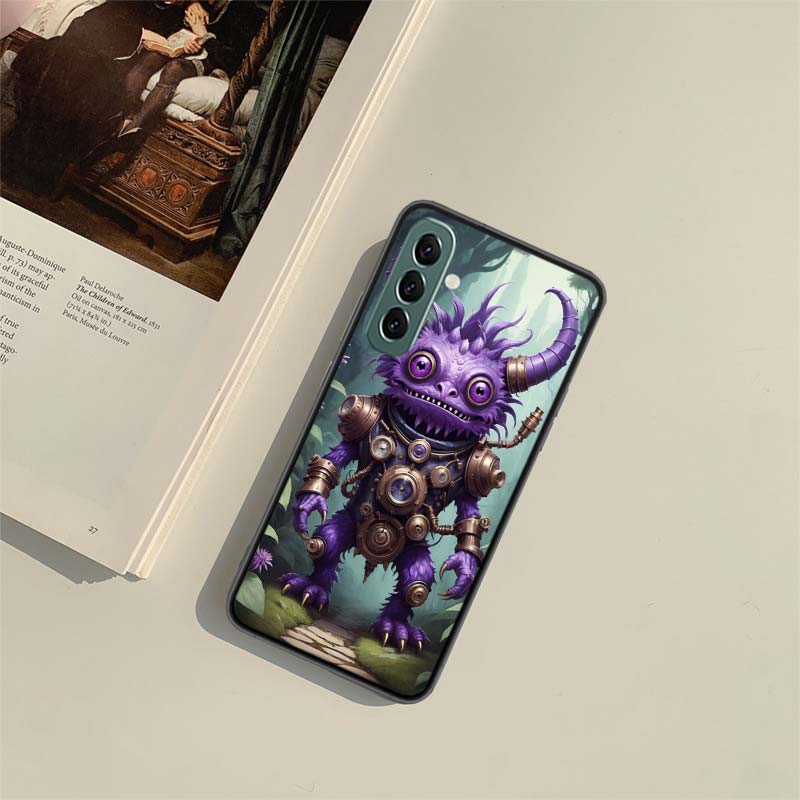 

Cute Steampunk Monster Phone Case for Samsung A54 A14 A24 A34 A17 A37 A57 A55 A35 A25 A15 A07 A05S A04S A12 A22 A32 A52S A72 Gal Samsung A35 5G