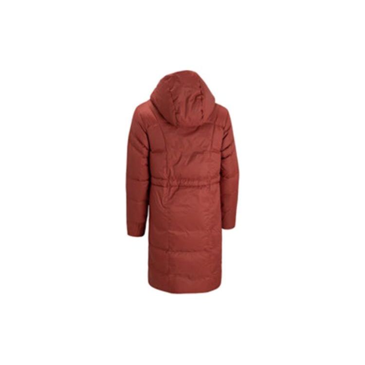 Under Armour Training Mid-Length Hooded Down Jacket Women Burgundy 1342791-688