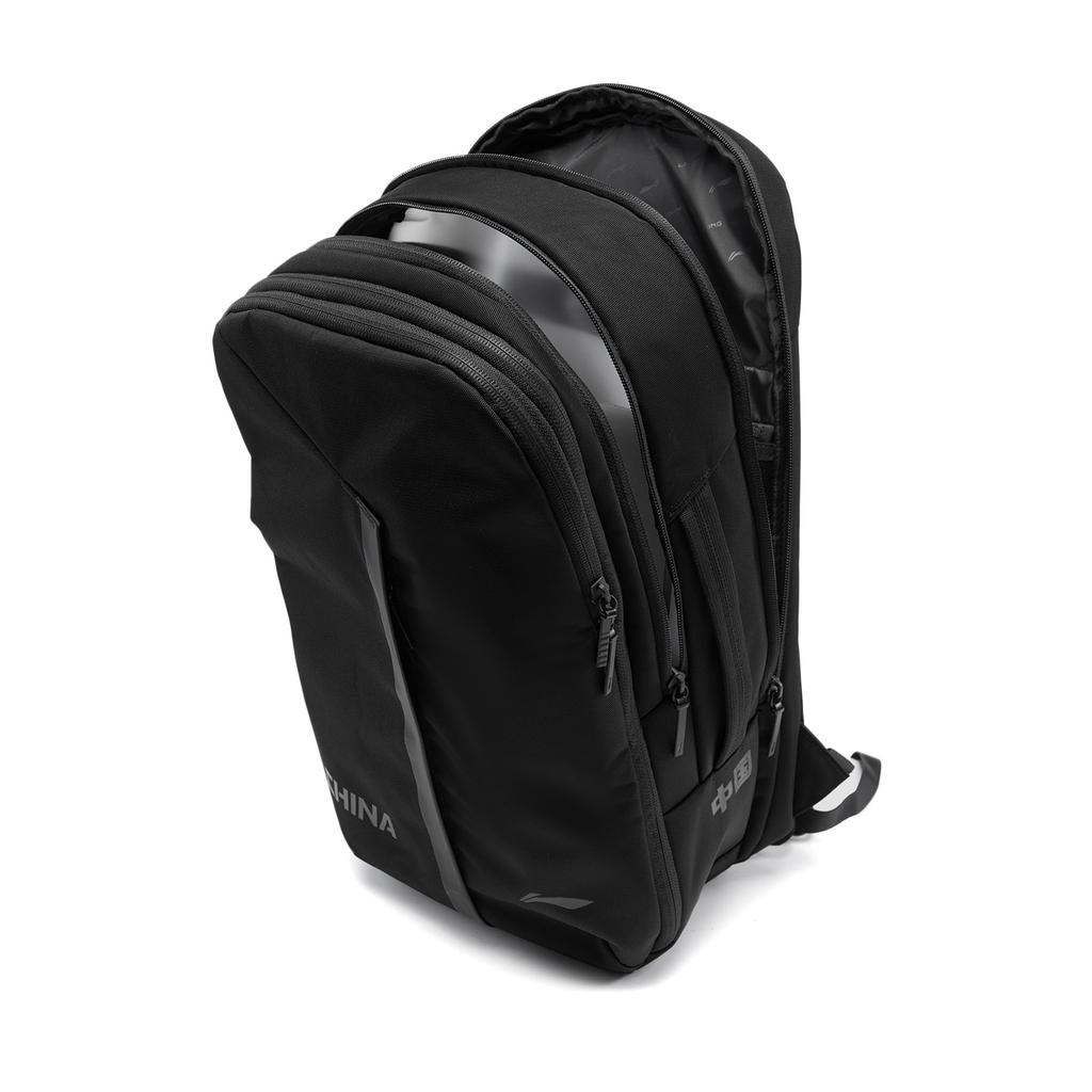 Li Ning Glory Series Polyamide Backpack Unisex Black ABSV279-1