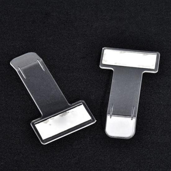 2Pcs Car Vehicle Parking Ticket Permit Card Holder Sticker Clip For Windscreen