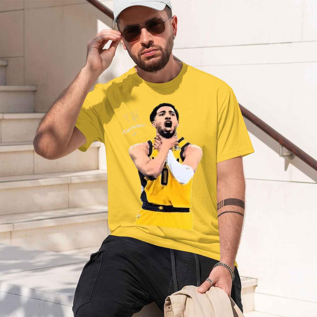 2026 New Model American Halli East G1 The Game Celebration Action Printed Short Sleeve Tshirt Unisexs And Unisexs Cotton Loose