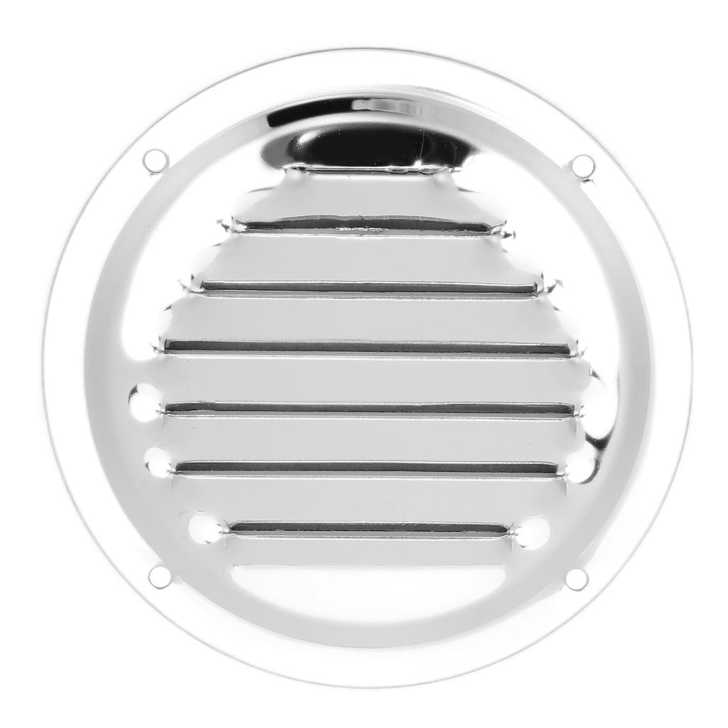Air Vents Stainless Steel Round Louver Wall Ventilation Outlet for Yacht Caravans Home Kitchen