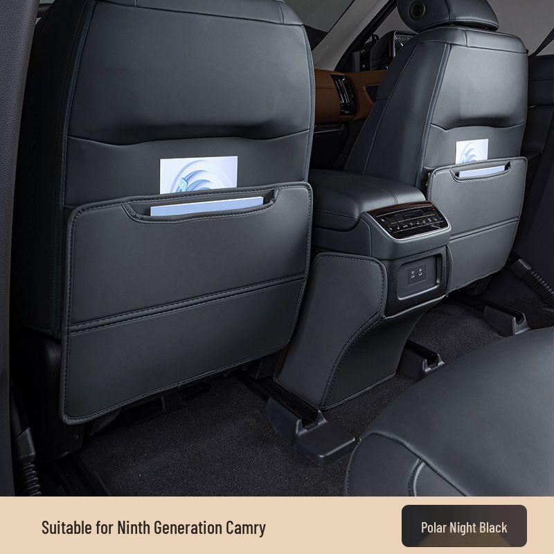 9th Gen Camry Rear Seat Kick Mats - Interior Car Accessories for Back Seat Protection