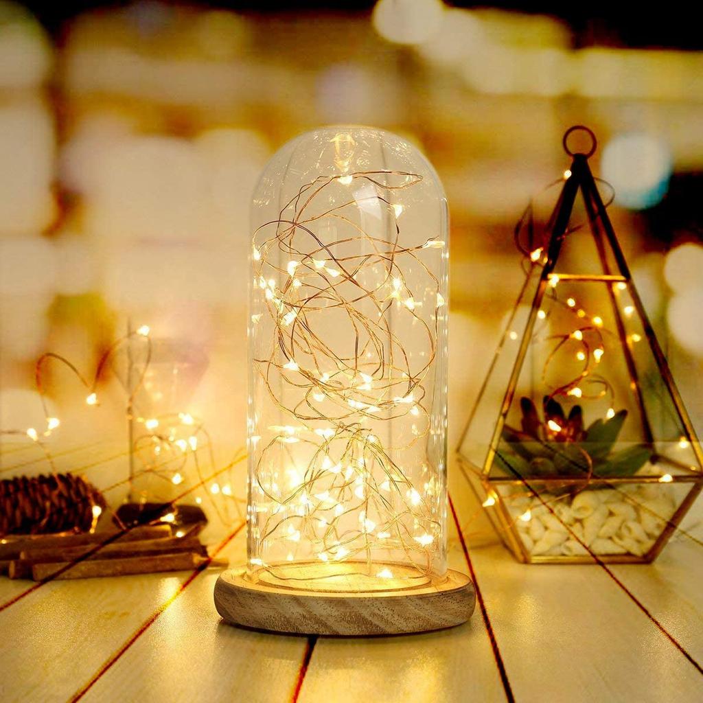 1 Pack Fairy Lights Battery Powered, 5m 50 LED String Lights for Bedroom Christmas Party Wedding Decorations