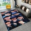 Kpop B-BTS Kim Seok Jin Piosenkarz Dywanik do Pokoju Zabaw Sypialni Salonu Kanapy Wystrój Domu, Dywanik Podłogowy Antypoślizgowy Mata Podłogowa Prezent