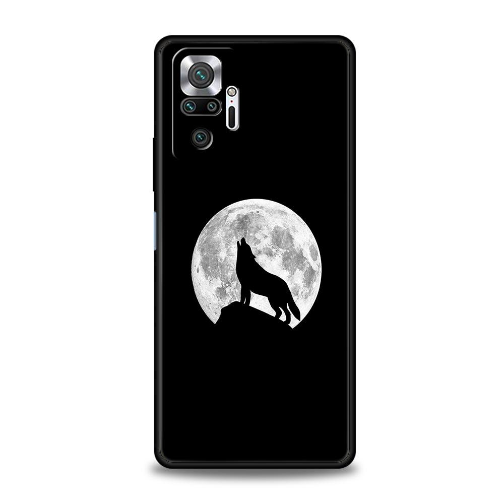

The Wolf Phone Case For Xiaomi Redmi Note 14 13 5G 10 11 12 Pro Plus 4G 14C 13C 12C 10C Black Cover Redmi Note 12 5G
