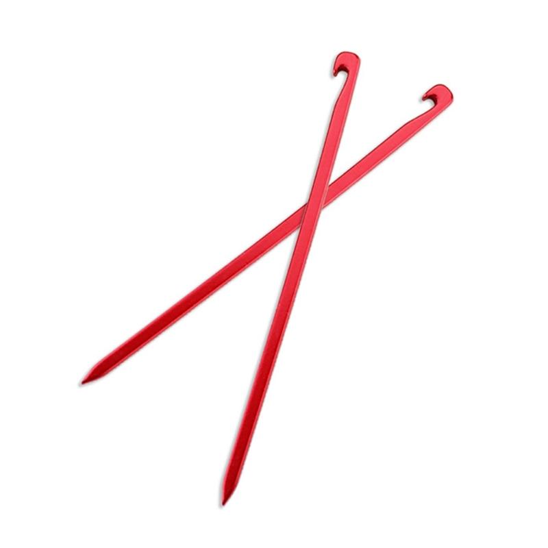 10 Pcs Tent Peg Camping Stakes Yard Lawn Peg for Fixing Tent Tarps Awning Mat