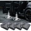 2PCS  Car Brand Car Door Lights, LED Projector Car Door Step Courtesy Welcome Lights, 3D LED Car Welcome Lights Lamp Fits For Most Brand (2Pcs For