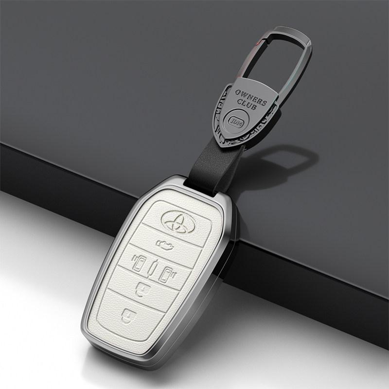 Suitable for Toyota Alphard keycases, Welfa car keycases, high-end alloy leather men's bag buckles JO8