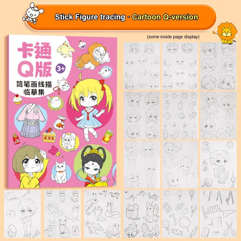 

20 sheets Coloring Book Animal Character Watercolor Painting Book for Girl Gift Children Graffiti Coloring Picture Painting Book