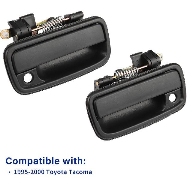 Exterior Door Handle & Interior Door Handle Set Compatible With 1995-2000 Toyota Tacoma,Replaces# 69220-35020, 69210-35020,6909035010