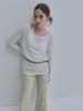 Iteoneollain Airy Diamond Knit _Ivory