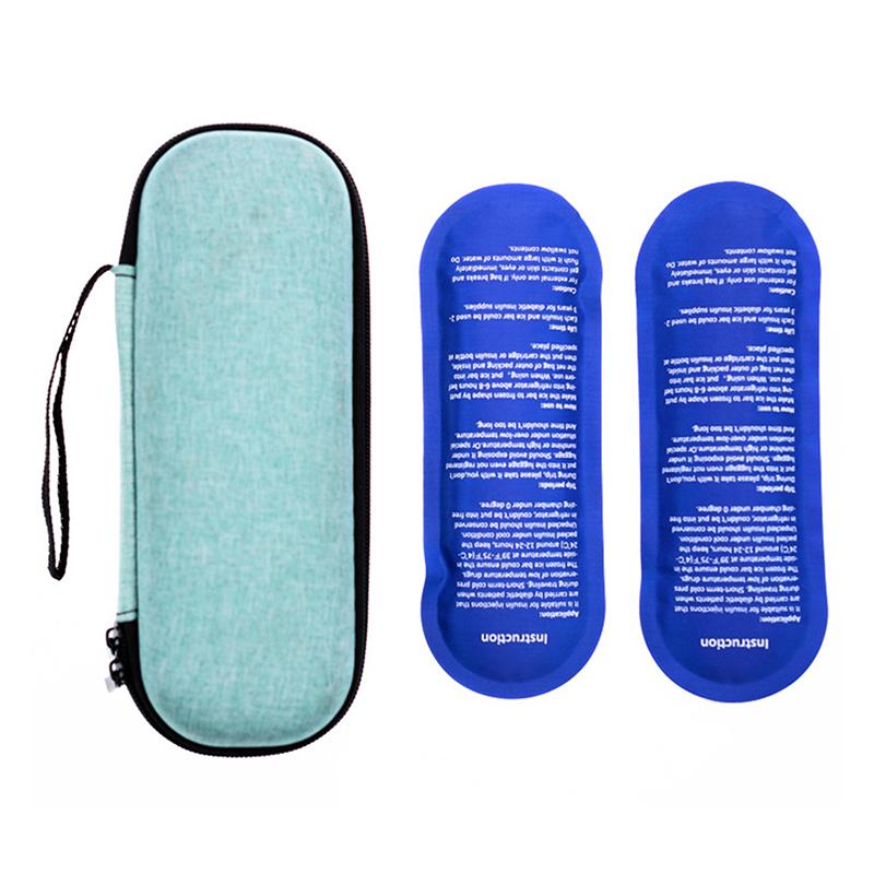 1Set Portable Diabetic Insulin Cooling Bag Protector Refrigerated High Capacity Medical Cooler Organizer Travel Case