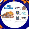 Dart War Party Decoration,13Pcs Dart War Party Cake Topper-Dart Gun Cake Topper,Dart War Party Cupcake Toppers,Dart War&Gun Birthday Party Decorations