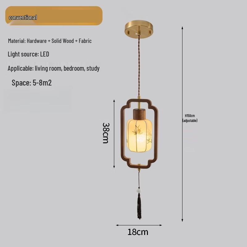 

Song-Style Bamboo Shadow Chandelier