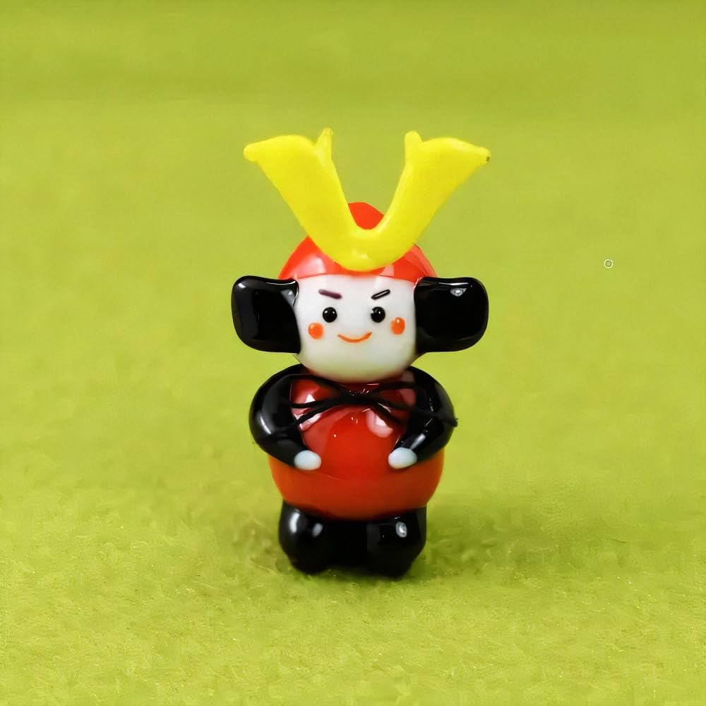 Fokart cute handmade glasswork Festival military commander Boy's