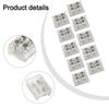 10Pcs 2P 8MM 10MM LED Strip Connector Screw Fixing Connection Connector Terminal LED Strip Light Wire Connection