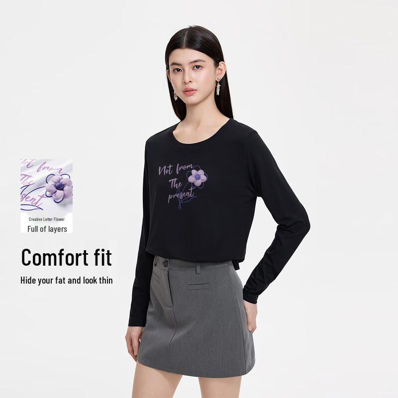FivePlus Women s Slim-Fit Long-Sleeve T-Shirt L