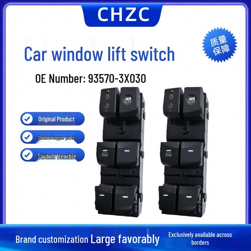 The Window Regulator Switch 93570-3X030 Fits Hyundai Tucson Electric Window Systems.