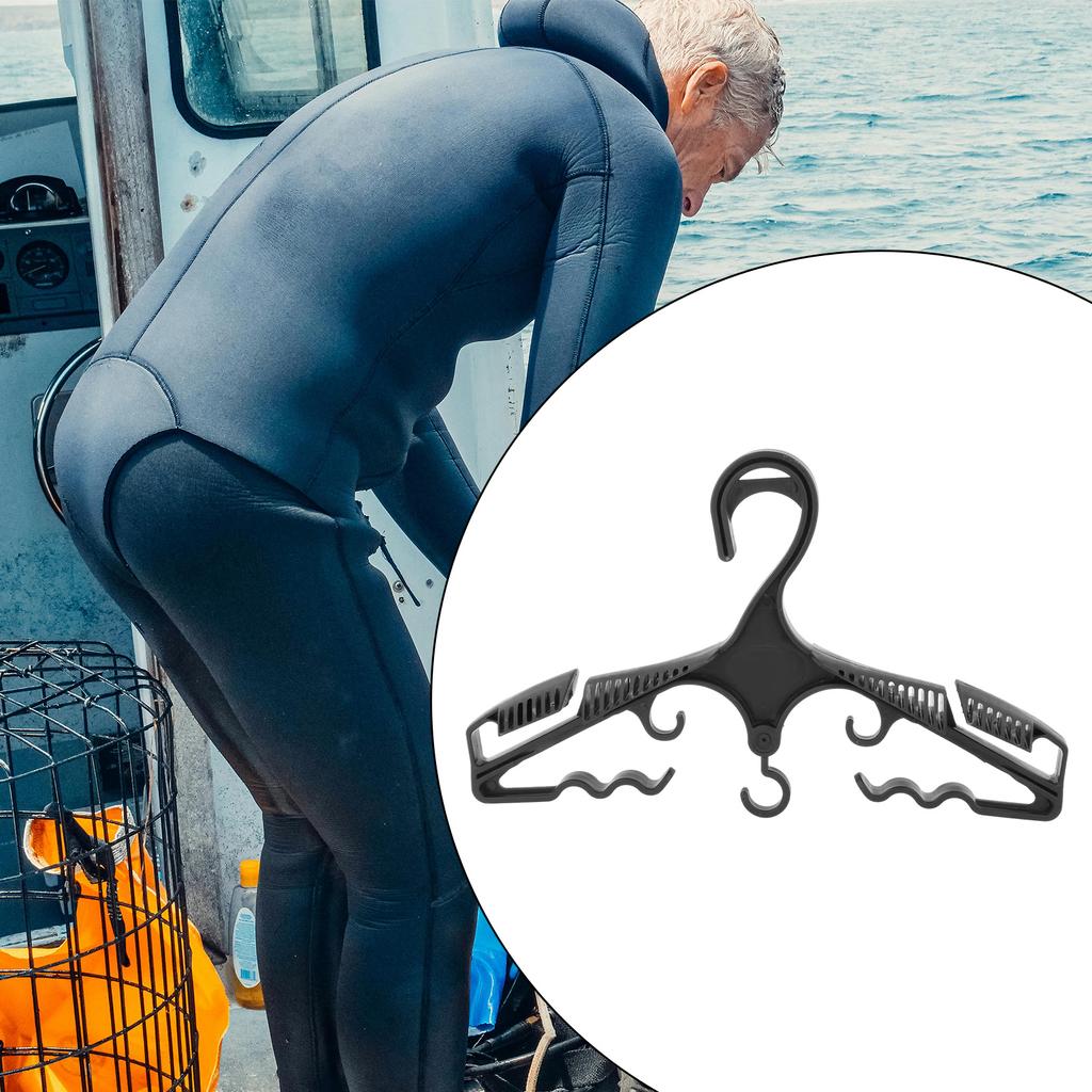 Strong Wetsuit Hanger for Surfing and Gear Multifunctional Cloth Rack Sturdy Swimsuit Hanger for Wet Suits